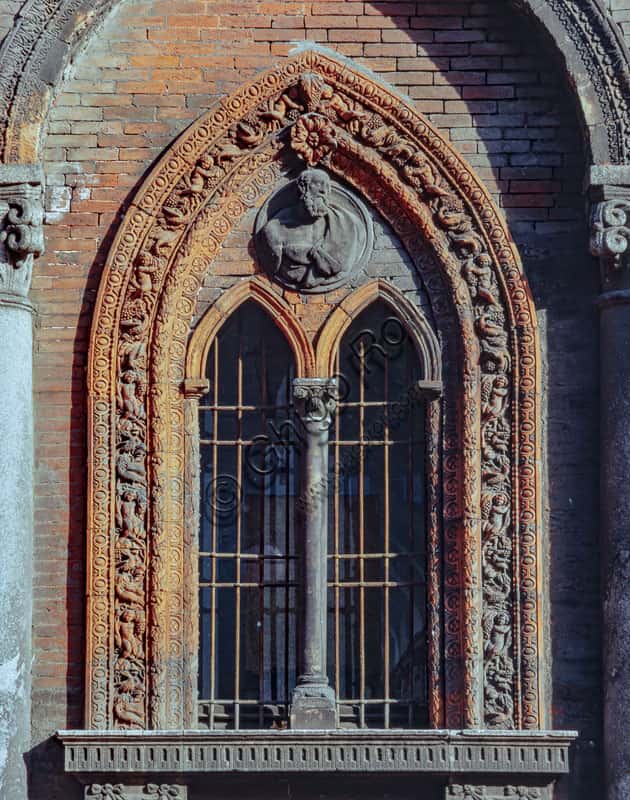 17th-Century Window at Ca' Granda, Milan: Architectural Detail of Filarete's Design