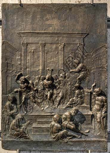 Flagellation by Francesco di Giorgio Martini: Embossed Bronze Bas-Relief