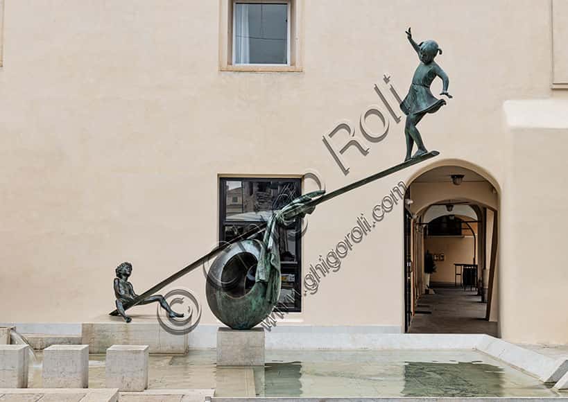 The Children's Fountain (Swing) by Nereo Quagliato in Vicenza