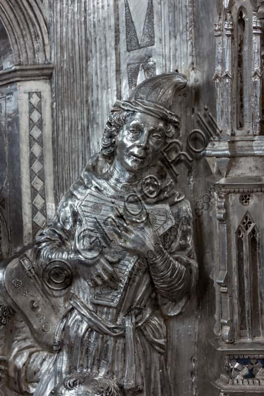Herod's Banquet: Tile with Musician from the Silver Altar