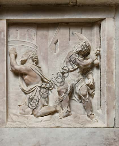 Giuliano Cybo Funerary Monument: The Beheading of the Baptist in Genoa Cathedral