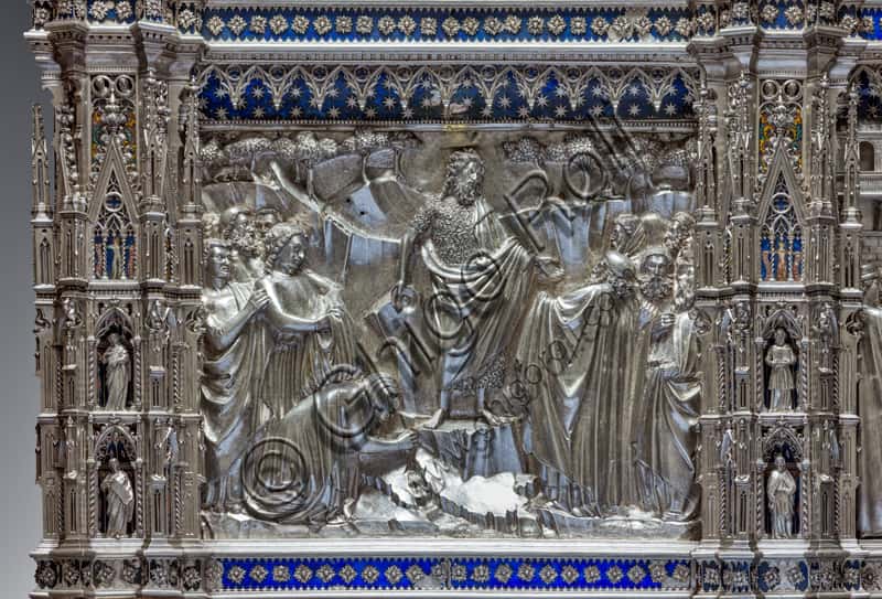 St. John Baptizes the Crowds: Tile from Florence's Silver Altar