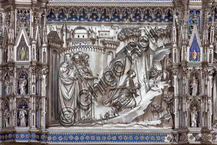Formella 'San Giovannino verso il deserto' - Tesoro di San Giovanni, Firenze