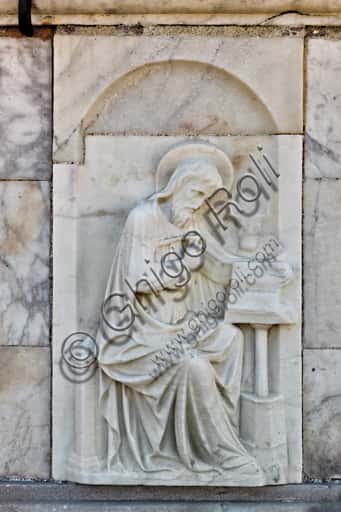 St. Luke Figurative Panel on the Dome Tambour of Genoa Cathedral