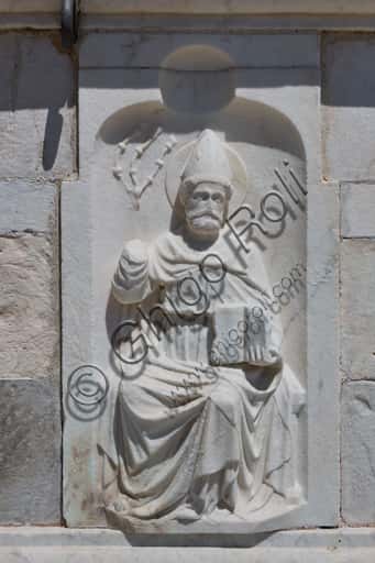 St. Ambrose Panel on the Tambour of Genoa Cathedral's Dome