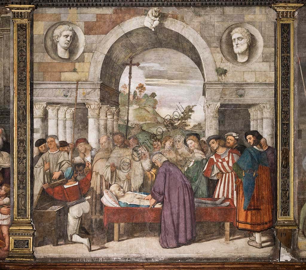 The Heart of the Miser in the Casket: Fresco by Francesco Vecellio