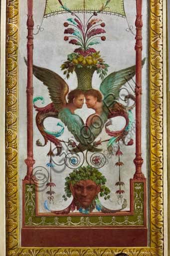 Fregi Pompeiani di Salvatore Gregoretti nella Sala d'Ercole, Palazzo dei Normanni