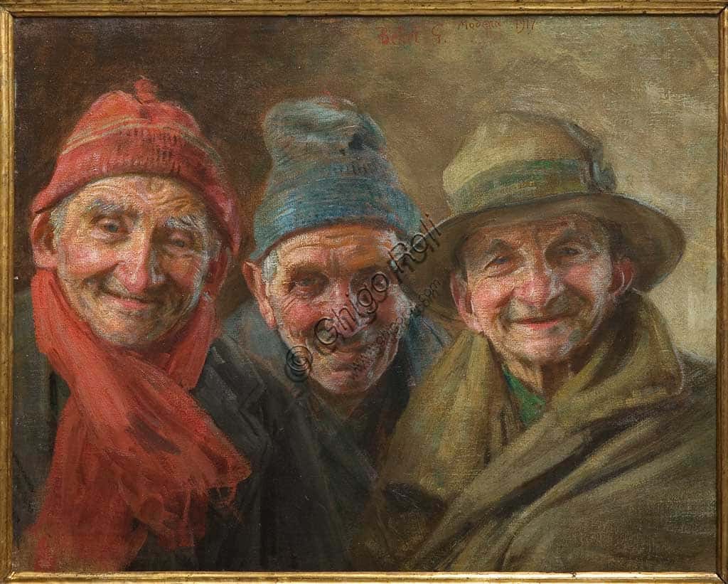 "Three Friends" by Gaetano Bellei (1917) - Oil Painting Analysis