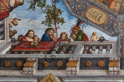 Garofalo: 16th-Century Fresco with Young Gentlewomen and Vine Shoots