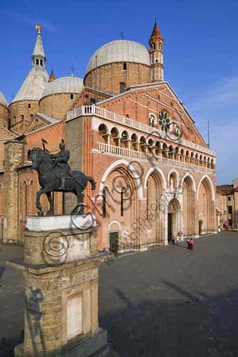 The Gattamelata Equestrian Statue by Donatello at St. Anthony's Basilica