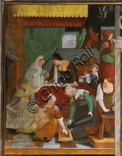 The Nativity of Mary by Gaudenzio Ferrari: A Renaissance Fresco in Vercelli