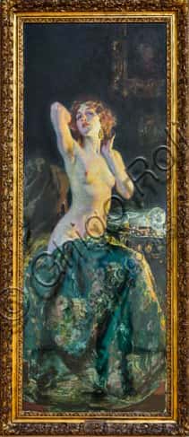 "Looking in the Mirror" by Giacomo Grosso: Analysis at the Ricci Oddi Gallery