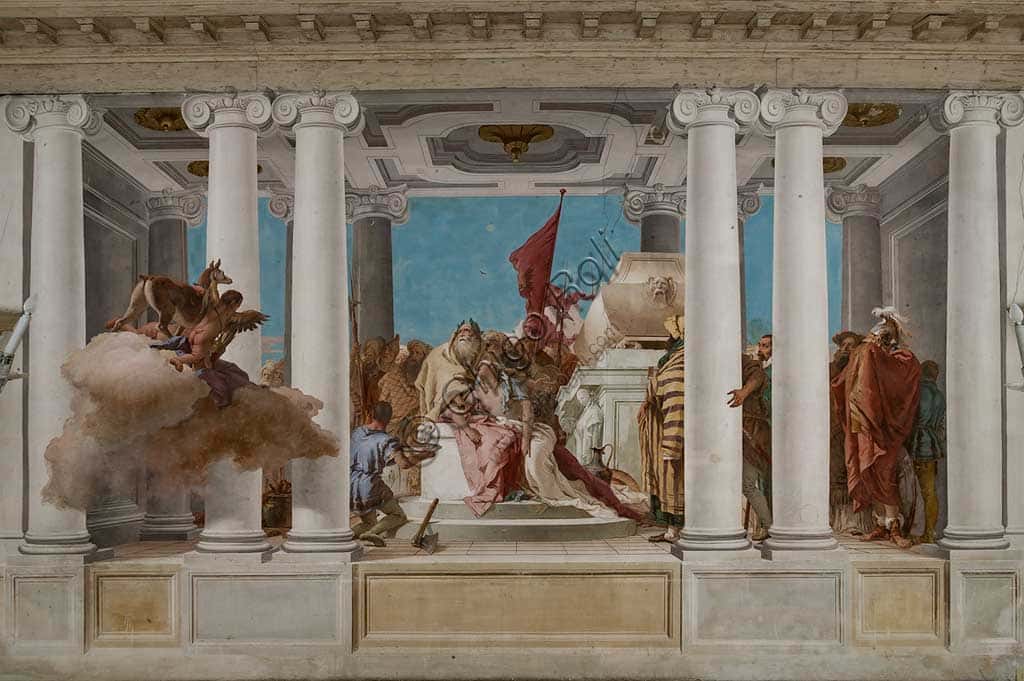 The Sacrifice of Iphigenia by Giambattista Tiepolo at Villa Valmarana ai Nani