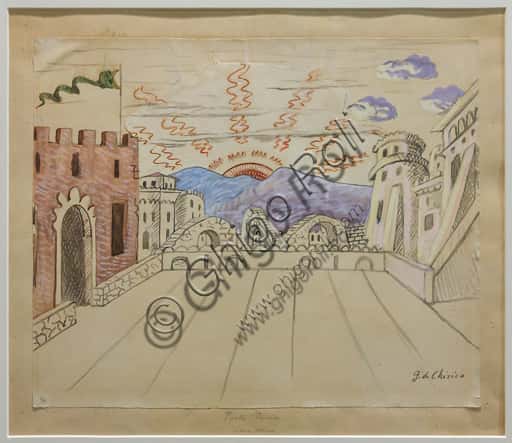 Giorgio De Chirico: First Act, First Scene for The Puritans | Museo Novecento