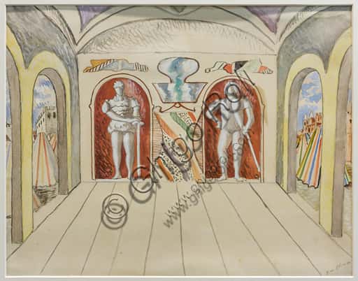 Giorgio de Chirico's "First Act, Third Scene for The Puritans"