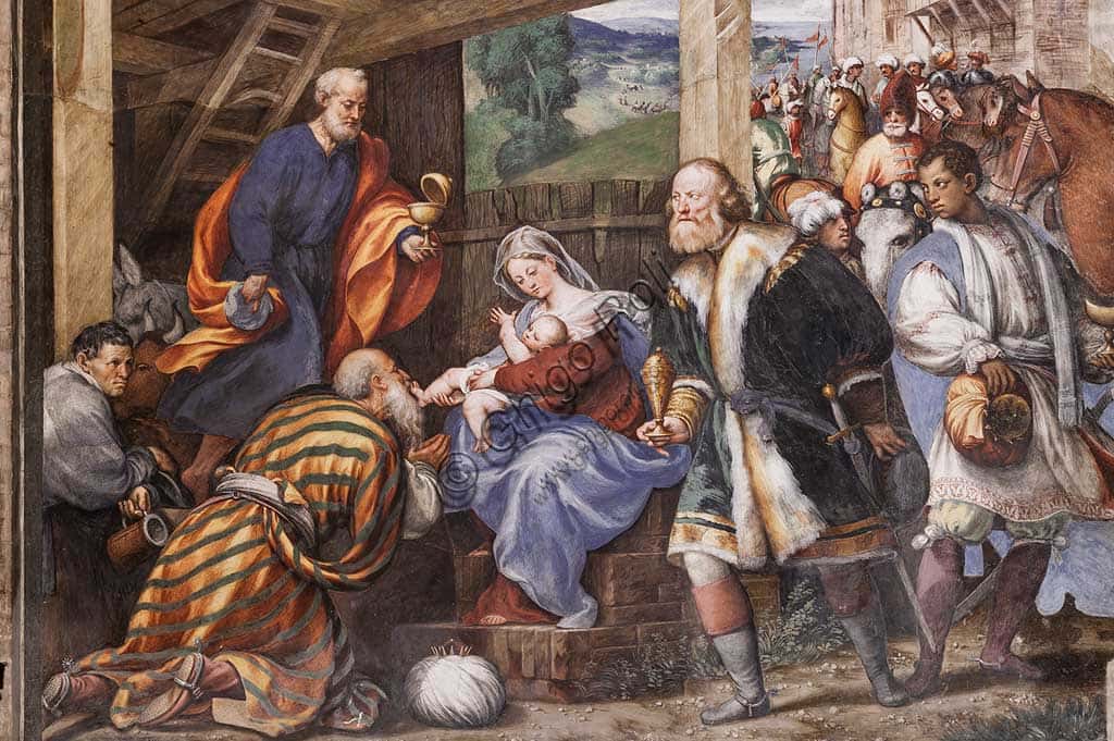 Adorazione dei Magi del Pordenone: Analisi dell'Affresco