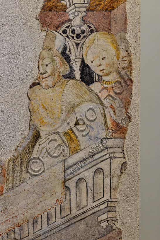 Architecture with Figures by Giovanni Badile: A Renaissance Fresco