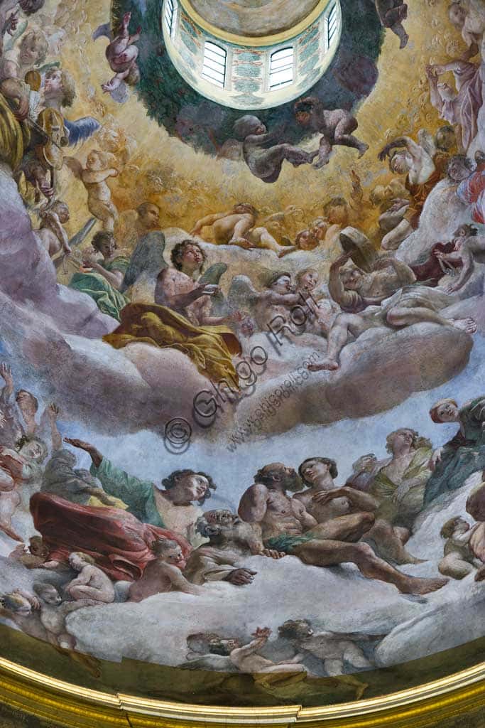 Gloria del Paradiso: l'affresco della cupola di S. Andrea della Valle di Giovanni Lanfranco