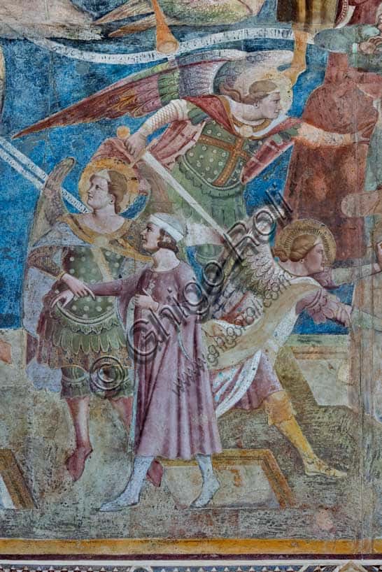 Il Giudizio Universale di Buffalmacco nel Camposanto di Pisa: Arcangeli e Smistamento delle Anime