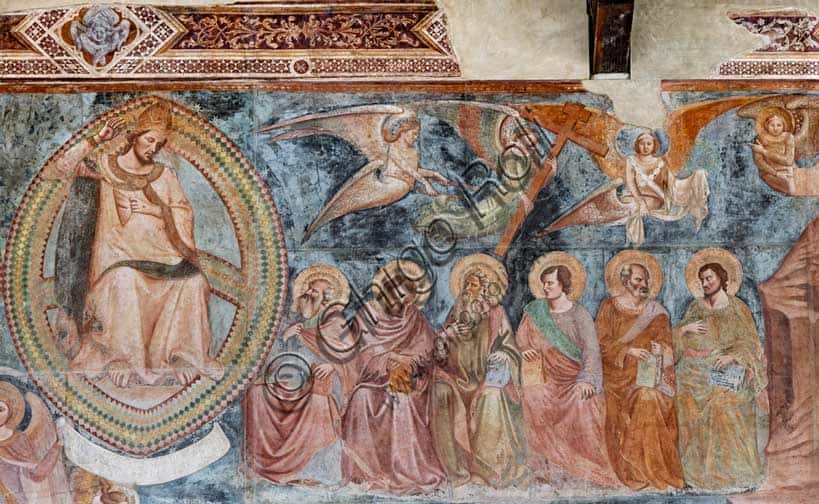 Christ in the Vesica Pisces of the Last Judgement, Buffalmacco, Pisa