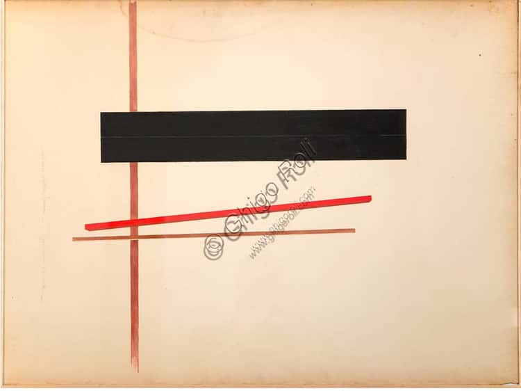 Giuliano Della Casa, Un Riferimento Due Aste (1942) – Opera d'Arte Moderna