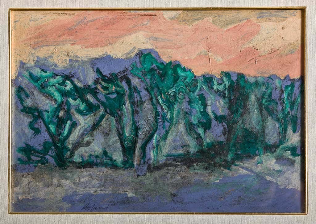 Giulio Rasponi's 'Landscape': Analysis of the Oil on Plywood Painting