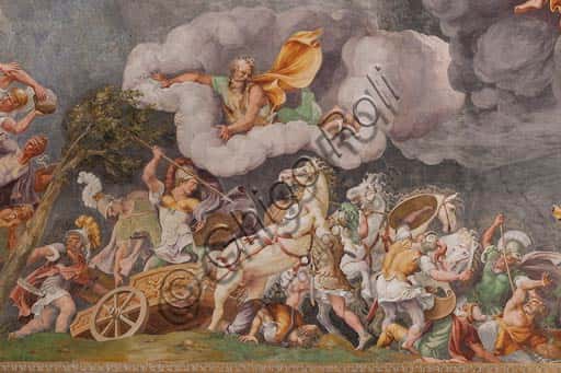 Battle Scene Fresco in the Chamber of Troy, Palazzo Ducale Mantua