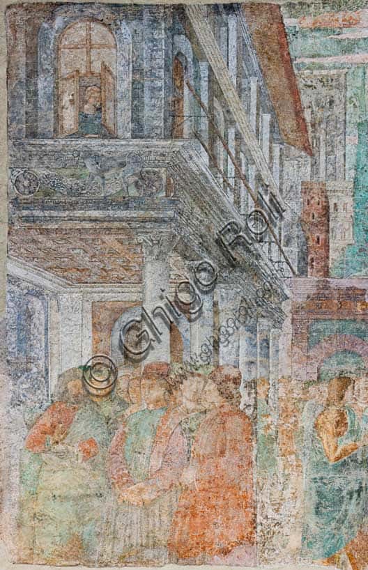 Joseph at the Court of Pharaoh: Fresco by Benozzo Gozzoli in Pisa