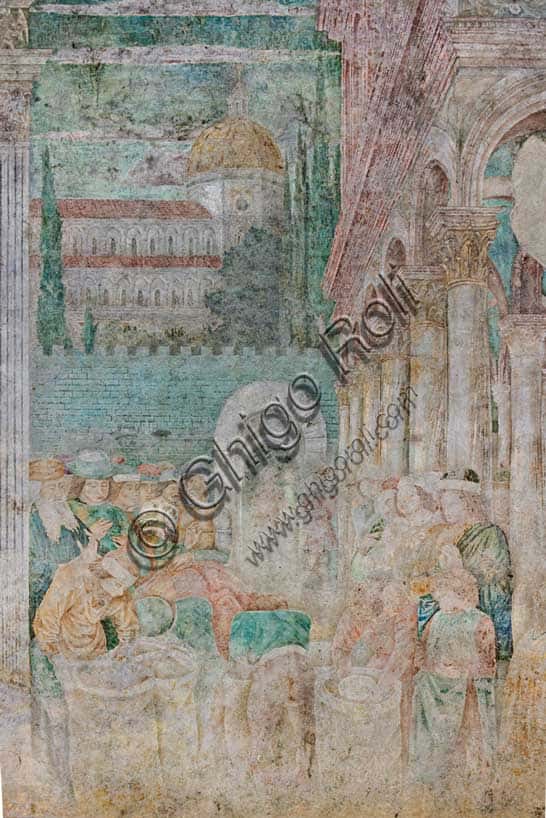 Benozzo Gozzoli Fresco: Joseph at the Court of Pharaoh, Pisa Monumental Cemetery