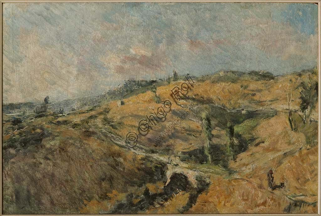 Giuseppe Graziosi's 'Tuscan Landscape - Le Caldire' Painting: Analysis