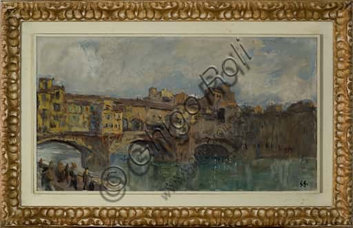 Giuseppe Graziosi: "Ponte Vecchio in Florence" - Oil Painting Analysis