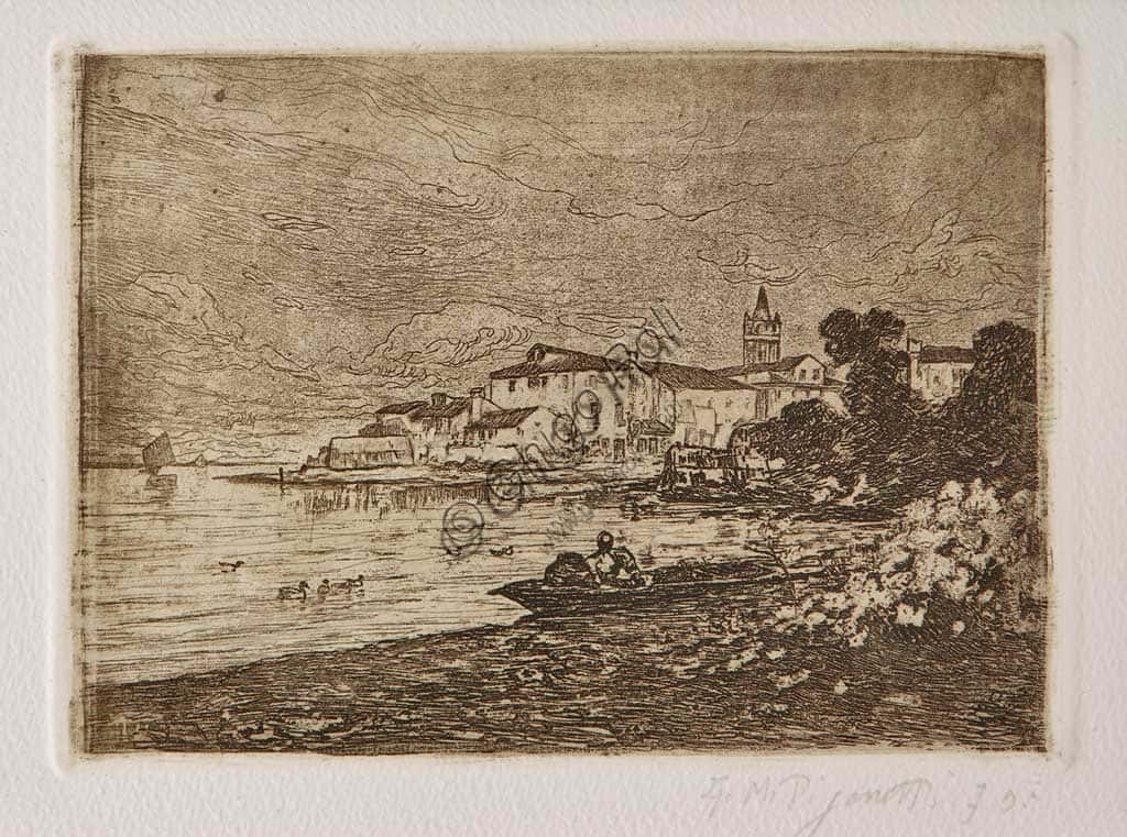 Laguna Veneta: Acquaforte e Acquatinta di Giuseppe Miti Zanetti