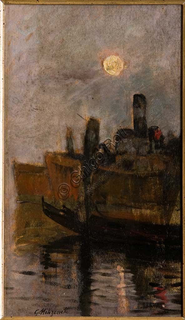 "Canale veneziano" di Giuseppe Miti Zanetti: Analisi del Dipinto