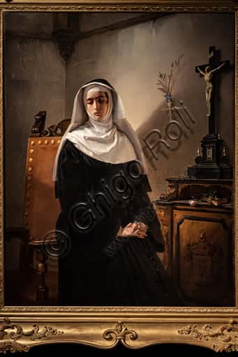 Giuseppe Molteni: 'La Signora di Monza' - Analisi del Ritratto del 1847