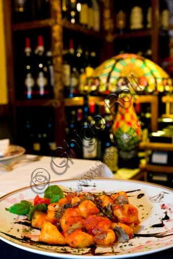 Truffle Gnocchi at Tre Marchetti Restaurant in Verona, Italy