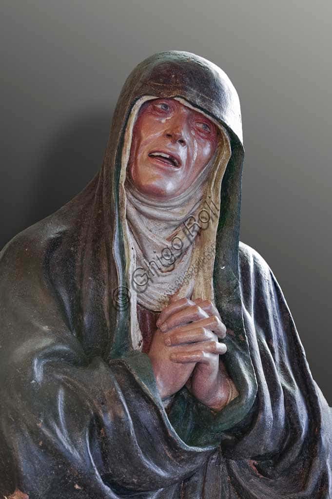 La Dolente by Guido Mazzoni: Renaissance Polychrome Terracotta