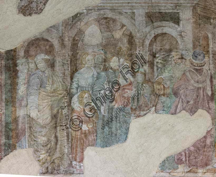 Fresco 'Childhood and Youth of Moses' by Benozzo Gozzoli, Pisa