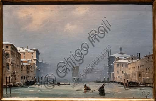 Neve e nebbia sul Canale Grande di Ippolito Caffi: analisi del dipinto