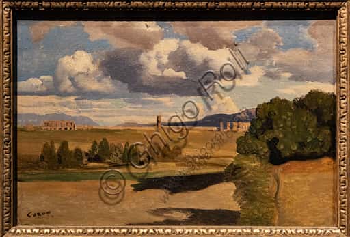 Corot: Paesaggio della Campagna Romana con l'Acquedotto Claudia (1826)