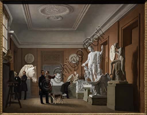 Studio di Thorvaldsen a Charlottenborg: analisi del dipinto romantico