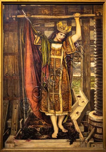 The Wine Press (1864) by John Roddam Spencer Stanhope: Analysis
