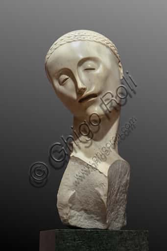 "The Mother" by Adolfo Wildt: 1922 Marble Sculpture
