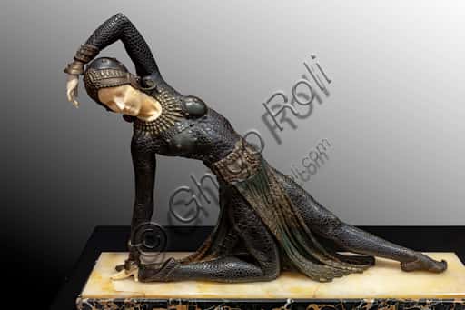 "Dancer" by Demetre Chiparus: Art Deco Sculpture Analysis