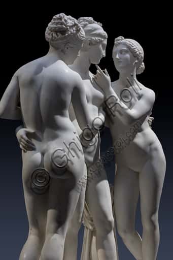 The Graces and Cupid: Neoclassical Sculpture by Bertel Thorvaldsen