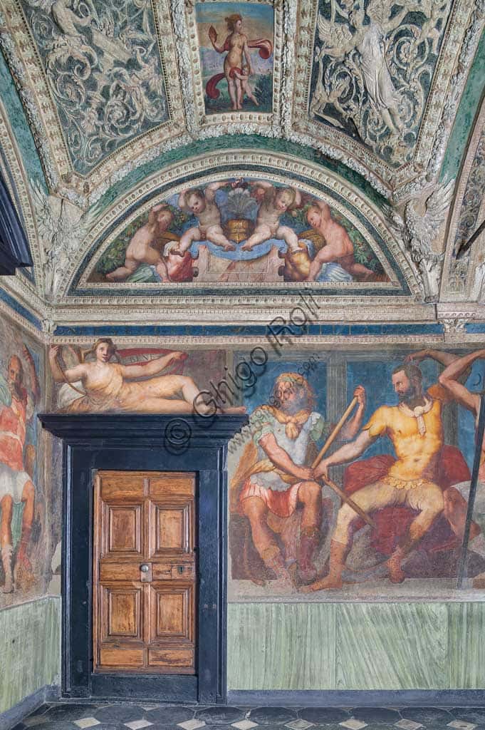 Loggia of the Heroes at Villa del Principe Genoa: Frescoes by Perin del Vaga