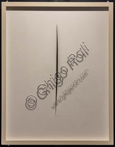 Lucio Fontana's Space Concept. The Wait at the Museo Novecento Florence