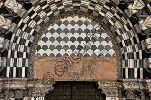 Lunette with Virgin and Angels on the Right Portal of St. Lawrence Cathedral