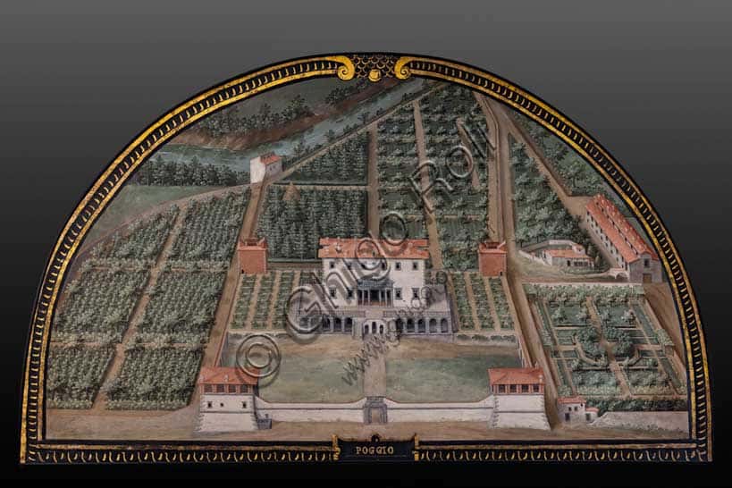 Lunetta di Poggio a Caiano di Giusto Utens (1599-1602)
