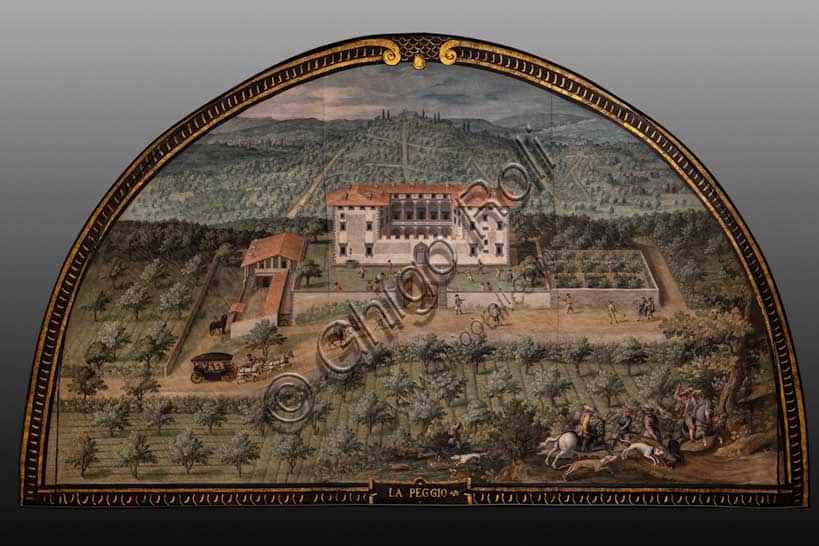 Lunetta della Villa Medicea di Lappeggi di Giusto Utens (1599-1602)