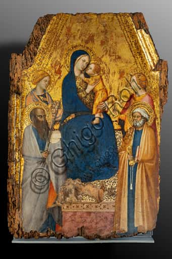 Madonna con Bambino e Santi di Lippo Vanni al MODO di Orvieto